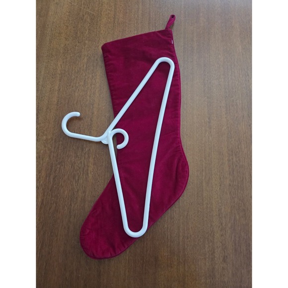 Vintage Wool Needlepoint Christmas Stocking Old World Santa And Holly St Nick - Picture 2 of 7